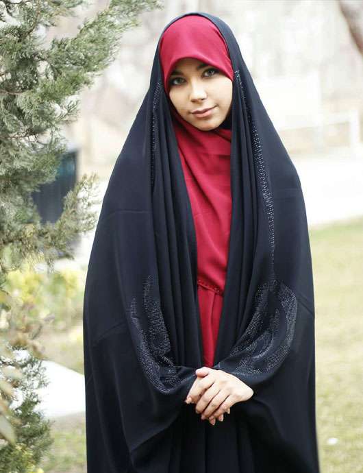 چادر عربی اصیل نگین دار