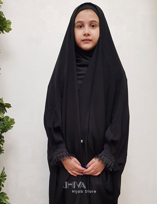 چادر عربی بچه گانه مچ پلیسه بهار