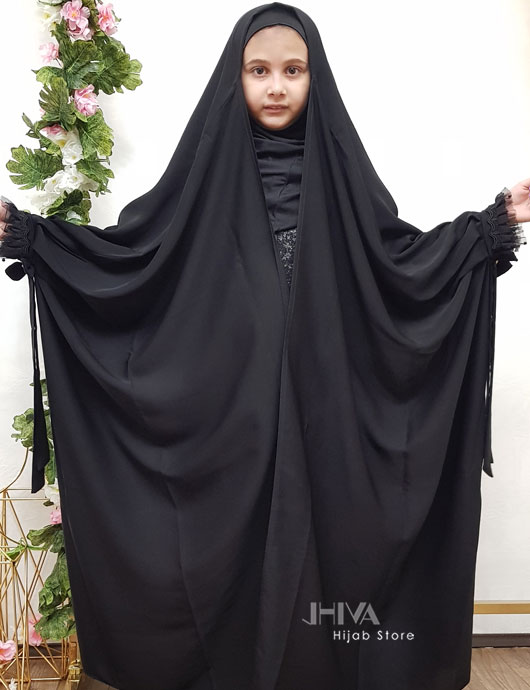چادر عربی بچه گانه مچ پلیسه بهار