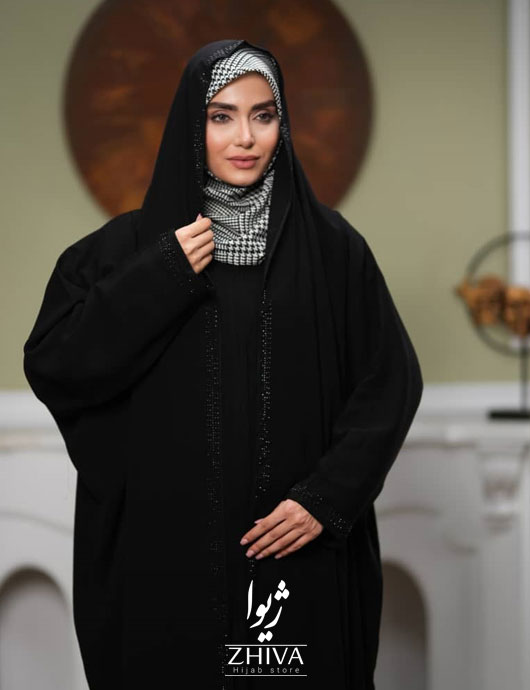 چادر مدل شال دار نگینی