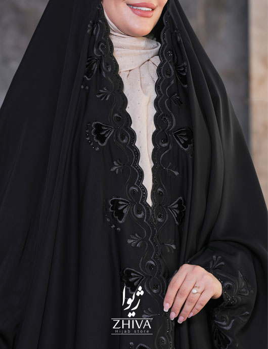 چادرعربی اصیل گلدوزی مخمل