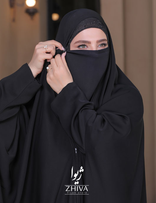 چادر بحرینی زیپ دار