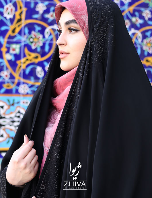 چادر عربی درباری تمام نگین