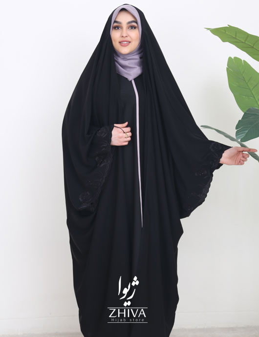 چادر عربی درباری گلدوزی گل رز