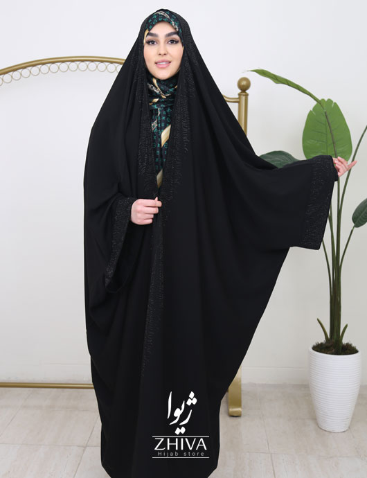 چادر عربی درباری تمام نگین