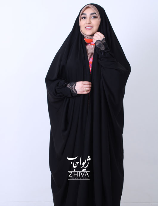 چادر عربی زمرد پاپیون