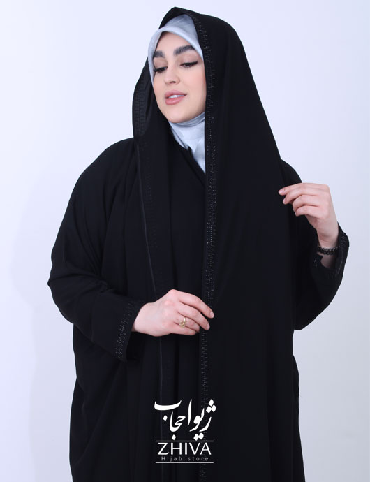 چادر مدل شال دار نگینی