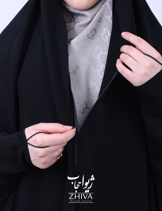 چادر جلابیب مدل زینت آستین زیپ دار