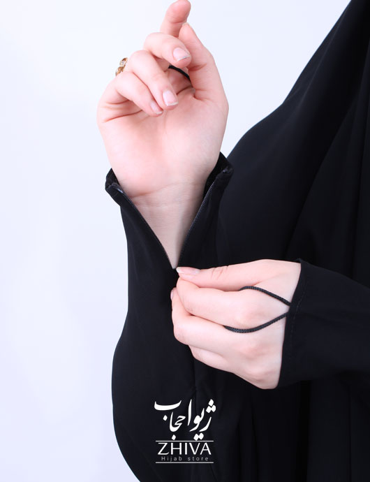 چادر جلابیب مدل زینت آستین زیپ دار