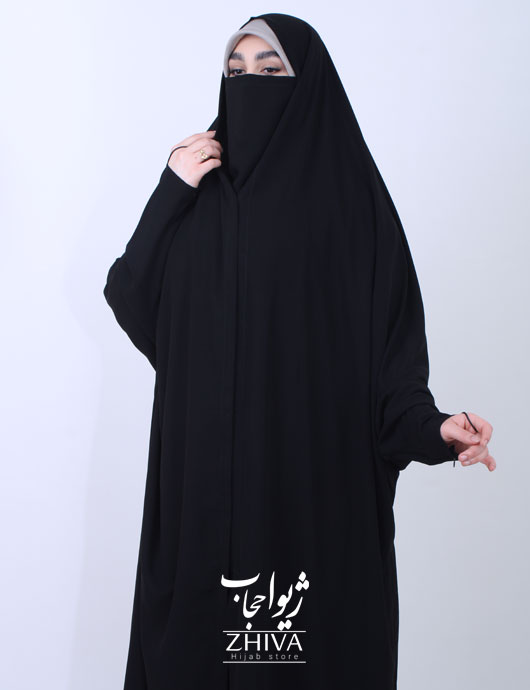 چادر جلابیب مدل زینت آستین زیپ دار