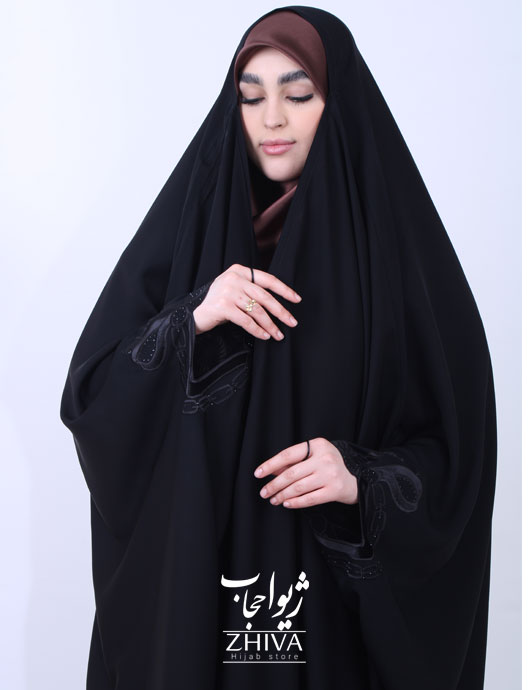 چادرعربی اصیل گلدوزی زنجيره
