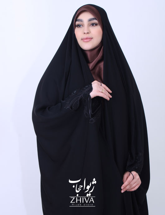 چادرعربی اصیل گلدوزی زنجيره