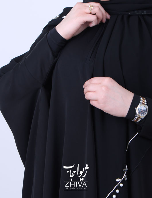 مانتو عبایی كامل پريدخت جلوبسته