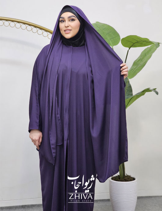 چادر ميزبان شالدار بادمجانی