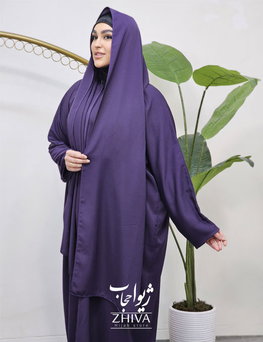 چادر ميزبان شالدار بادمجانی