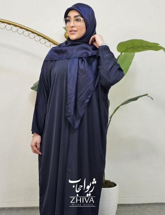 چادر ميزبان شالدار سرمه ای