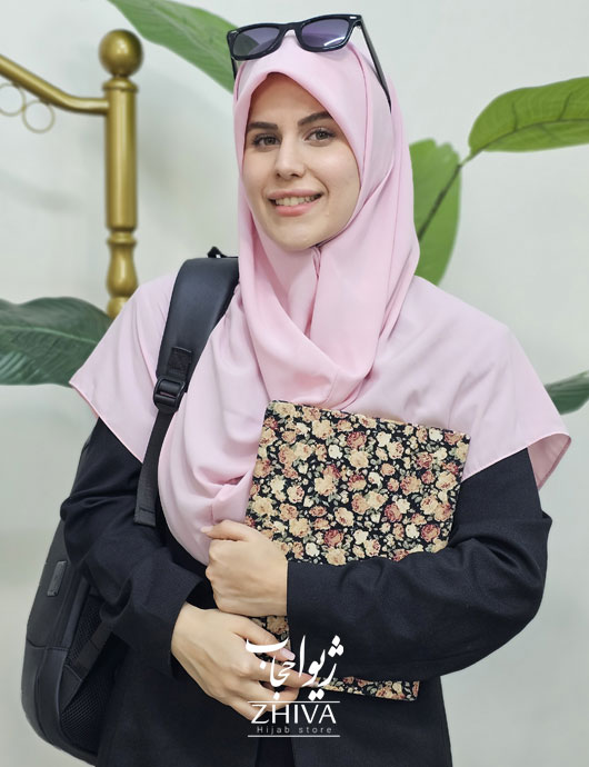 مقنعه قواره بزرگ کرپ