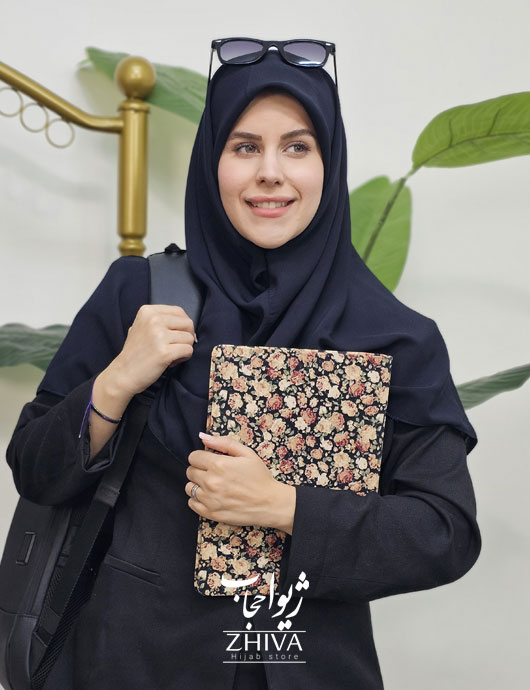 مقنعه قواره بزرگ کرپ