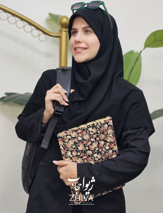 مقنعه قواره بزرگ کرپ
