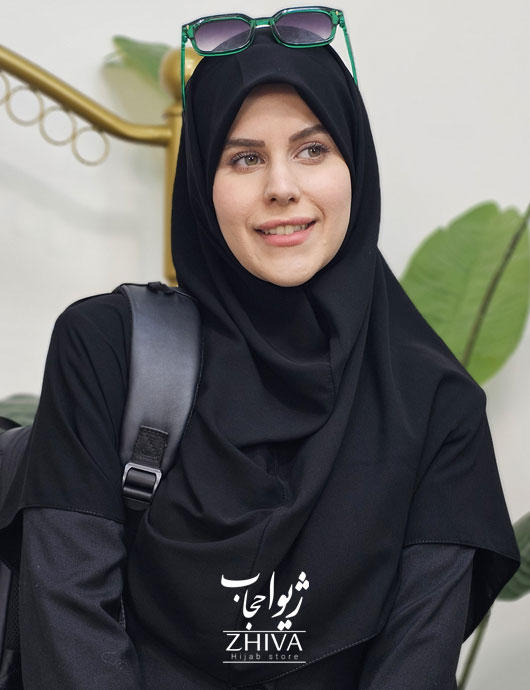 مقنعه قواره بزرگ کرپ