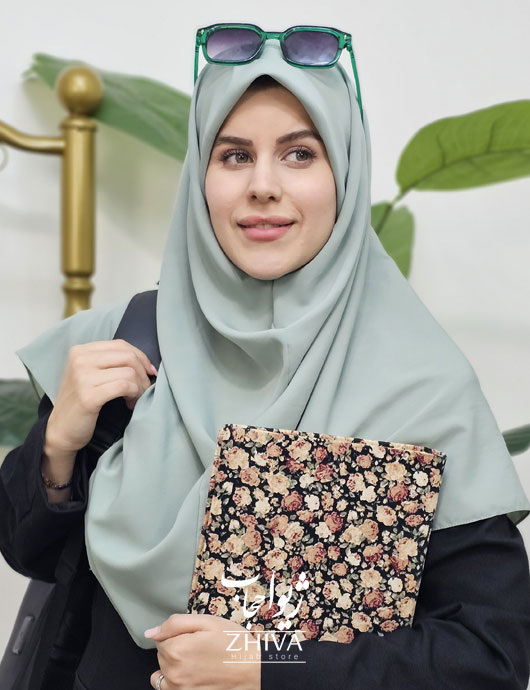 مقنعه قواره بزرگ کرپ