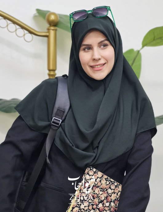 مقنعه قواره بزرگ کرپ
