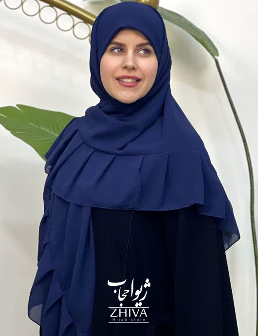 روسری کش دارمریم چین دارسرمه ای