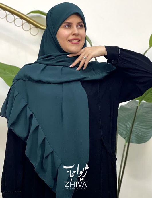 روسری کش دار مریم چین دار كله غازی