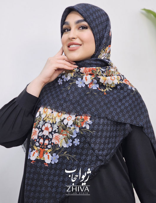 روسری سيا اسكارف