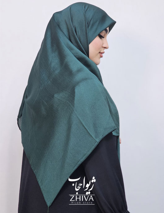 روسری كريستال سبز منقوله دار