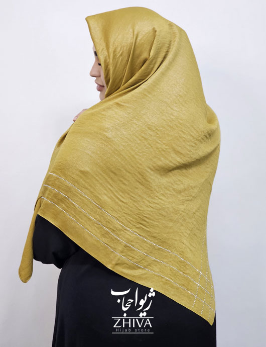 روسری كوپرا سه خط نگين