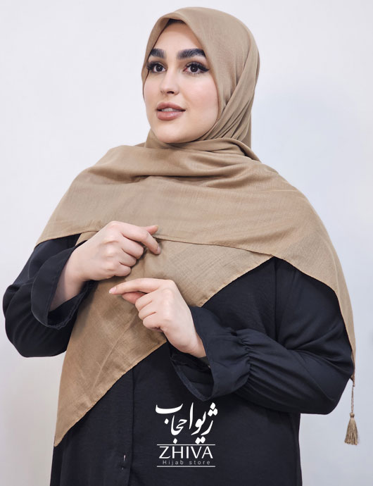 روسری نخی ساده