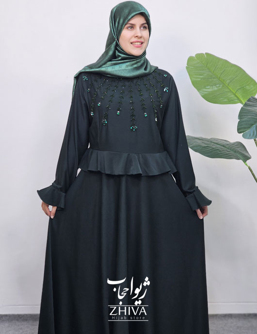 عبای جواهردوزی خورشيد سبز