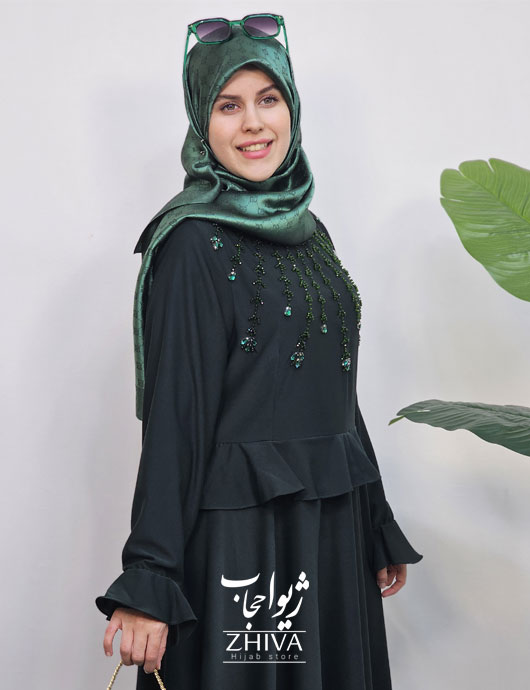 عبای جواهردوزی خورشيد سبز