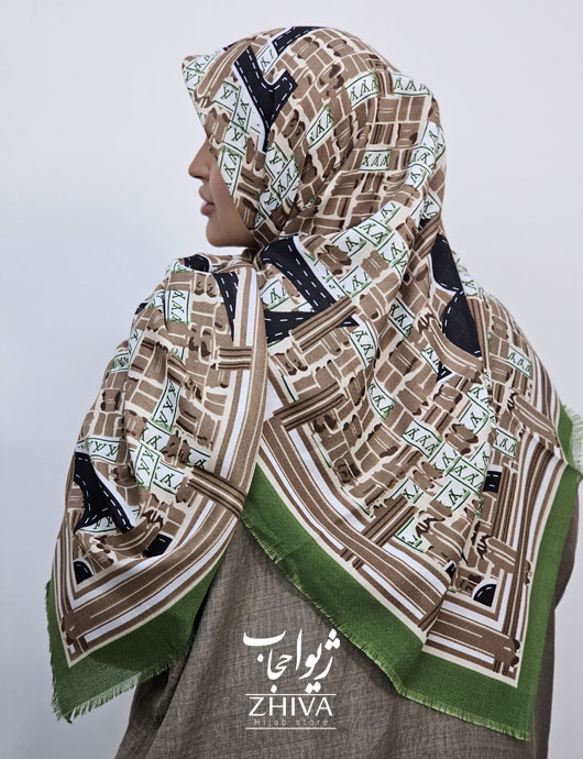 روسری سيا اسكارف