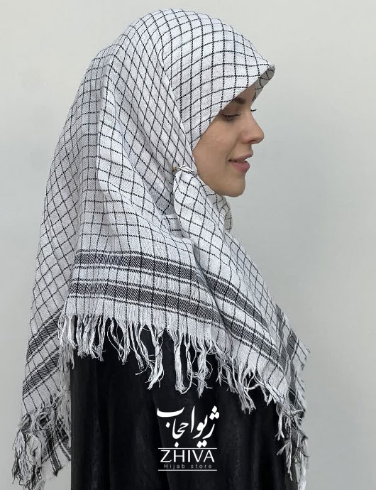 چفیه ايرانی سفيد