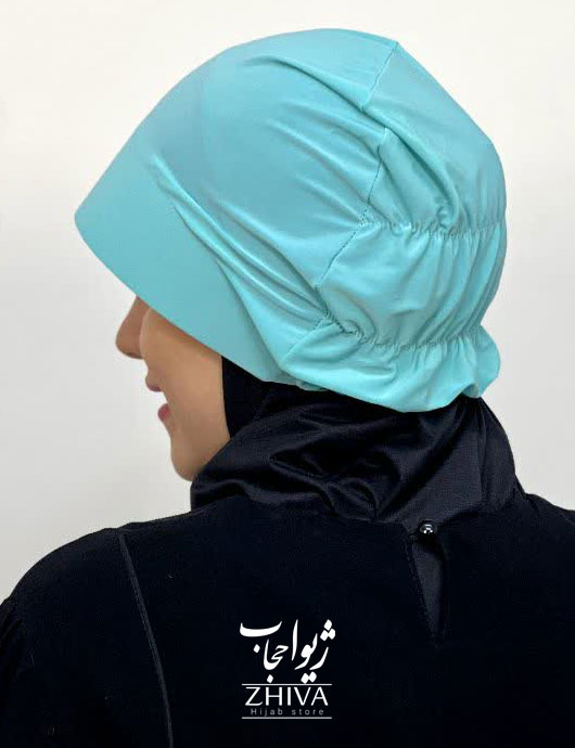 کلاه نقاب حجاب آبی