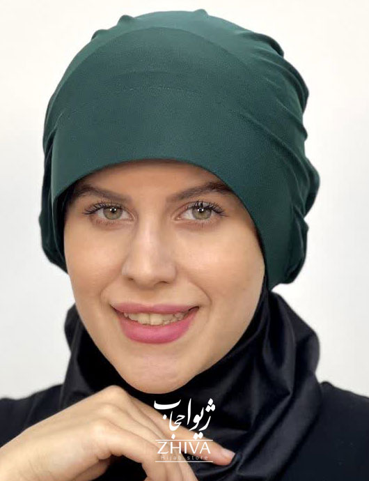 کلاه نقاب حجاب سبز