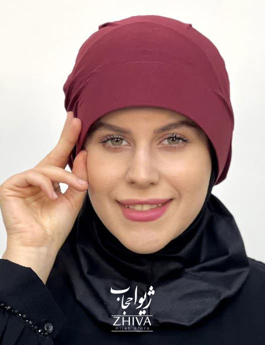 کلاه نقاب حجاب زرشكی