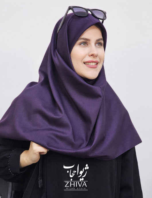 مقنعه بروجرد بنفش قد 90