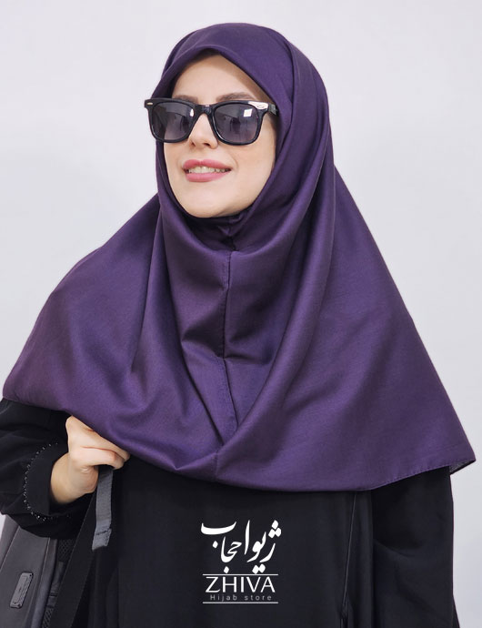 مقنعه بروجرد بنفش