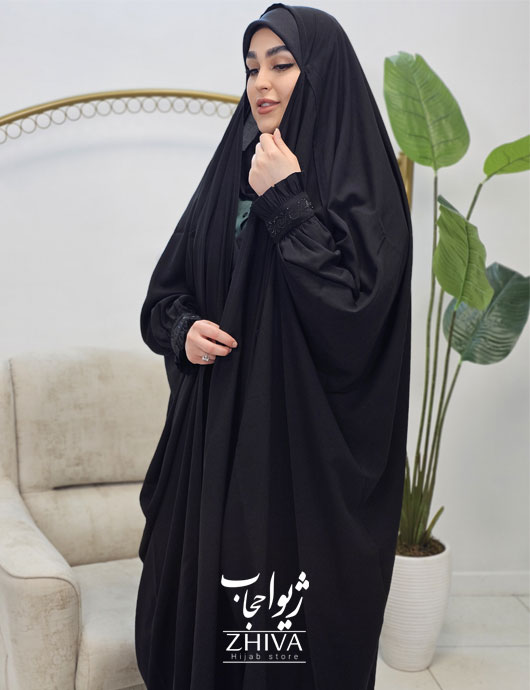 چادر عربی ساناز نگين دار