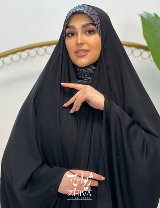 چادر عربی نگین باران حریرالاسود