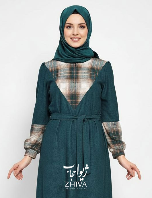 عبا آتنا سبز زمردی