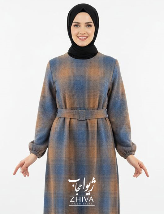 عبا چهارخانه پشمی كد 02