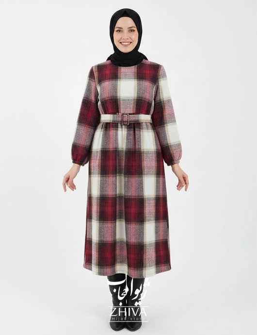 عبا چهارخانه پشمی كد 04