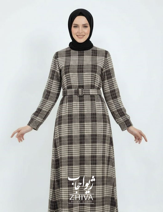 عبا چهارخانه پشمی كد 014