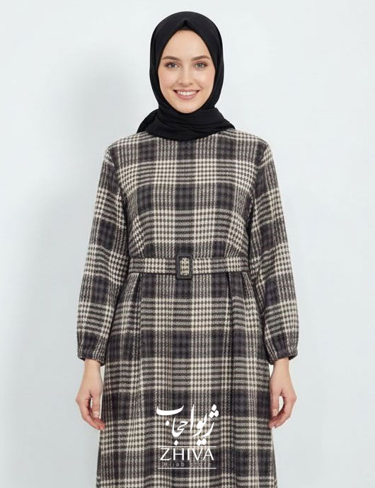 عبا چهارخانه پشمی كد 014