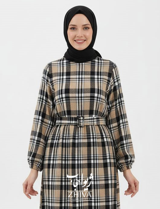 عبا چهارخانه پشمی كد 015