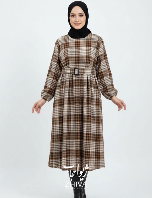 عبا چهارخانه پشمی كد 016
